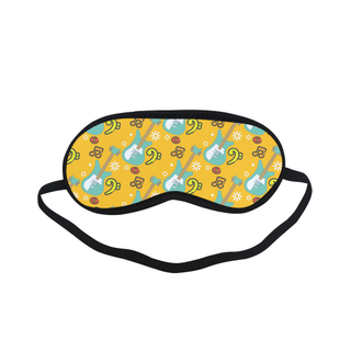 Bass Guitar Pattern Sleeping Mask - TeeAmazing