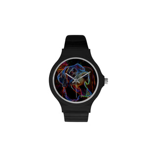 Great Dane Glow Design 1 Unisex Round Plastic Watch - TeeAmazing