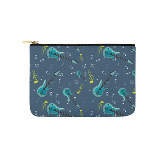 Electric Guitar Pattern Carry-All Pouch 9.5''x6'' - TeeAmazing