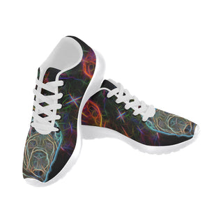 Cane Corso Glow Design 1 White Sneakers for Women - TeeAmazing