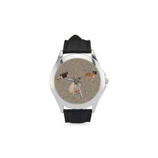 Pug Lover Women's Classic Leather Strap Watch - TeeAmazing