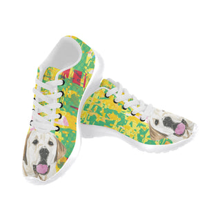 Labrador Retriever Water Colour Pattern No.2 White Sneakers Size 13-15 for Men - TeeAmazing