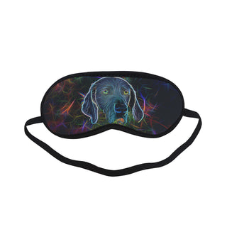 Weimaraner Glow Design 2 Sleeping Mask - TeeAmazing