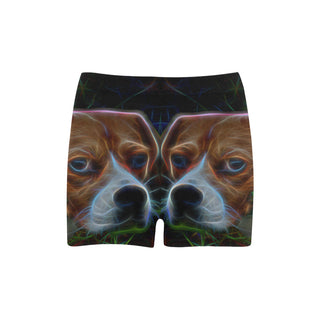 Beagle Glow Design 2 Briseis Skinny Shorts (Model L04) - TeeAmazing