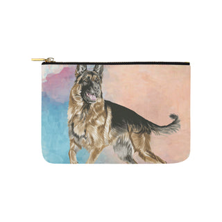 German Shepherd Water Colour No.1 Carry-All Pouch 9.5x6 - TeeAmazing