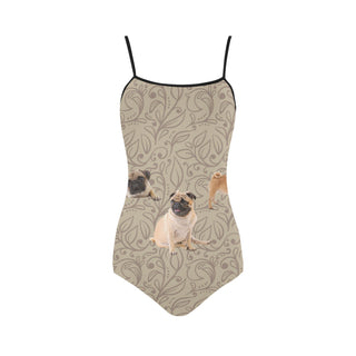 Pug Lover Strap Swimsuit - TeeAmazing
