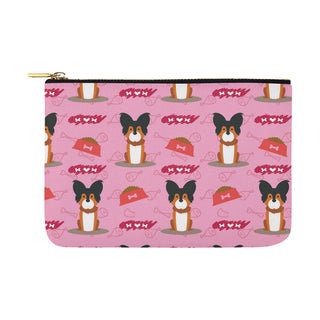 Papillon Pattern Carry-All Pouch 12.5x8.5 - TeeAmazing