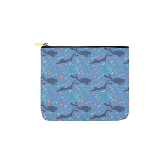 Scuba Diving Pattern Carry-All Pouch 6x5 - TeeAmazing