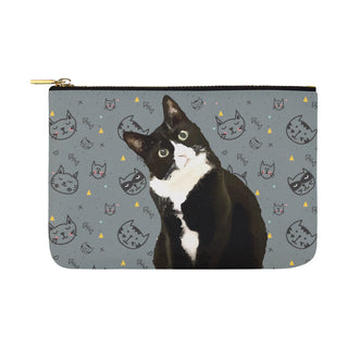 Tuxedo Cat Carry-All Pouch 12.5x8.5 - TeeAmazing