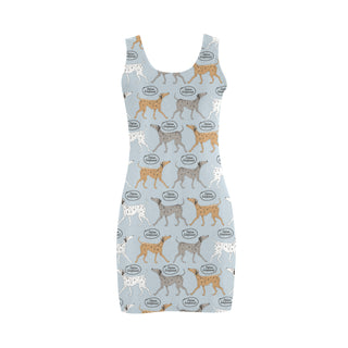 Italian Greyhound Pattern Medea Vest Dress - TeeAmazing
