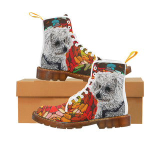 Bichon Frise White Boots For Women - TeeAmazing