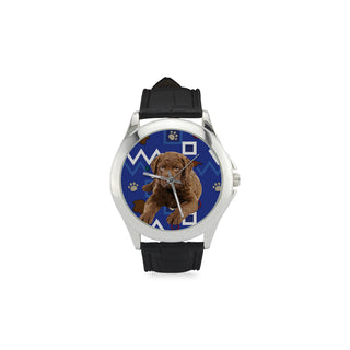 Chesapeake Bay Retriever Dog Women's Classic Leather Strap Watch - TeeAmazing