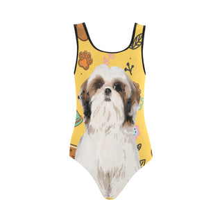 Shih Tzu Dog Vest One Piece Swimsuit - TeeAmazing