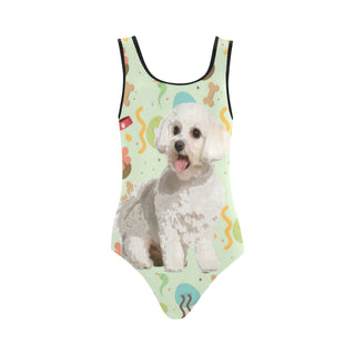 Maltipoo Vest One Piece Swimsuit - TeeAmazing