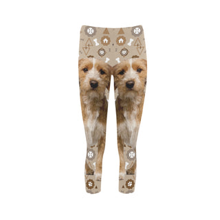 Basset Fauve Dog Capri Legging (Model L02) - TeeAmazing