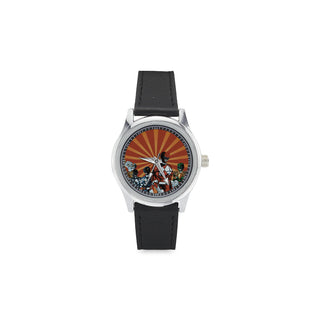 Power Ranger Kid's Stainless Steel Leather Strap Watch - TeeAmazing