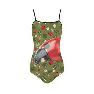 Lady Bug Strap Swimsuit - TeeAmazing