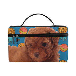 Baby Poodle Dog Cosmetic Bag/Large - TeeAmazing