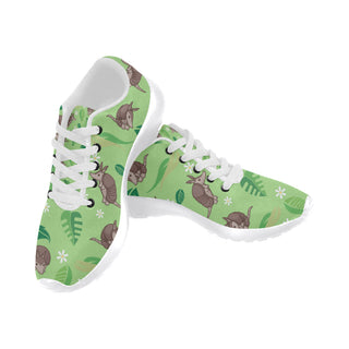 Constrictor Pattern White Sneakers Size 13-15 for Men - TeeAmazing