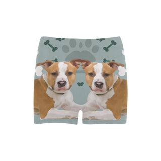 American Staffordshire Terrier Briseis Skinny Shorts (Model L04) - TeeAmazing
