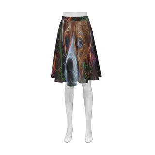 Beagle Glow Design 2 Athena Women's Short Skirt - TeeAmazing