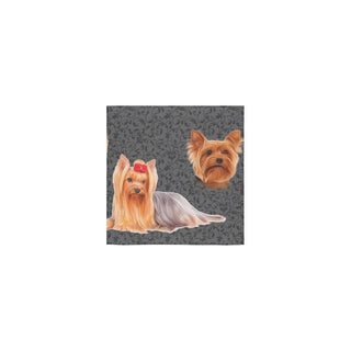 Yorkie Lover Square Towel 13x13 - TeeAmazing