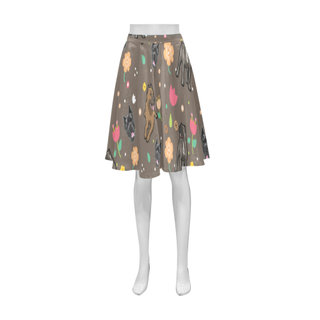 Cane Corso Flower Athena Women's Short Skirt - TeeAmazing