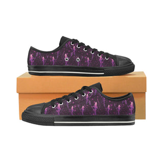 Sailor Saturn Black Canvas Women's Shoes/Large Size - TeeAmazing