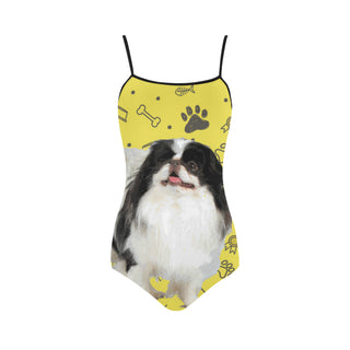 Japanese Chin Dog Strap Swimsuit - TeeAmazing