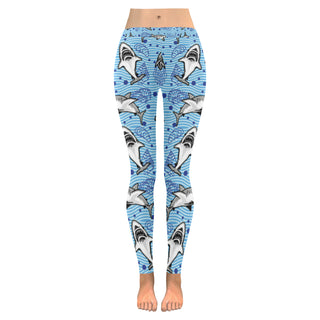 Shark Low Rise Leggings (Model L05) - TeeAmazing