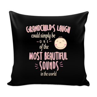 Grandchild's Laugh Pillow Cover - Grandma Accessories - TeeAmazing