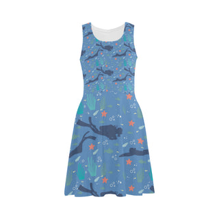 Scuba Diving Pattern Atalanta Sundress - TeeAmazing