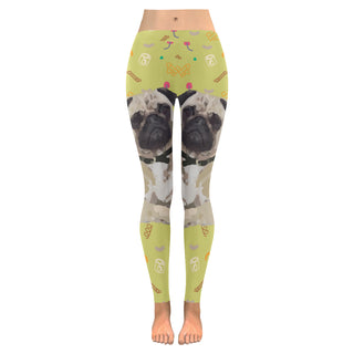 Pug Low Rise Leggings (Model L05) - TeeAmazing