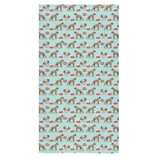 Boxer Pattern Bath Towel 30x56 - TeeAmazing