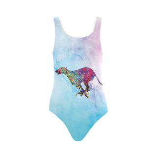 Greyhound Running No.1 Vest One Piece Swimsuit - TeeAmazing