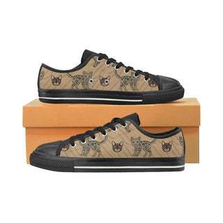 Cheetoh Black Low Top Canvas Shoes for Kid - TeeAmazing