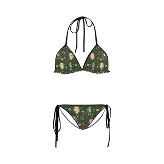 Greyhound Flower Custom Bikini Swimsuit - TeeAmazing