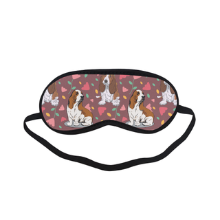 Basset Hound Flower Sleeping Mask - TeeAmazing