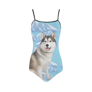 Husky Lover Strap Swimsuit - TeeAmazing