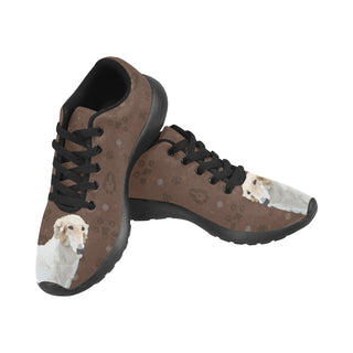 Borzoi Dog Black Sneakers Size 13-15 for Men - TeeAmazing