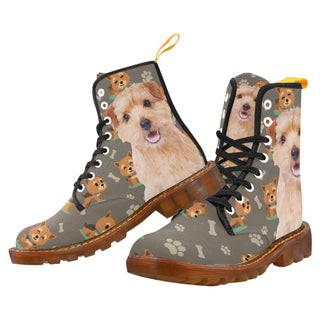 Norfolk Terrier Black Boots For Women - TeeAmazing