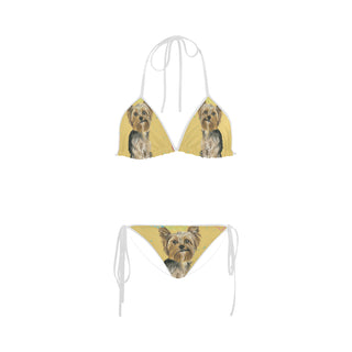 Yorkshire Terrier Water Colour No.1 Custom Bikini Swimsuit - TeeAmazing