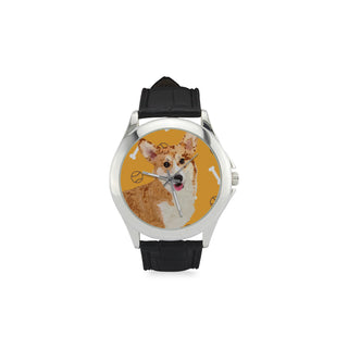 Corgi Women's Classic Leather Strap Watch - TeeAmazing