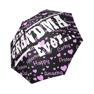Best Grandma Ever Foldable Umbrella - TeeAmazing