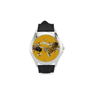 Bee Lover Women's Classic Leather Strap Watch - TeeAmazing