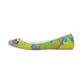 Boxer Water Colour No.2 Juno Ballet Pumps - TeeAmazing