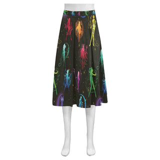 All Sailor Soldiers Mnemosyne Women's Crepe Skirt (Model D16) - TeeAmazing