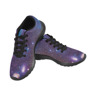 Galaxy Black Sneakers for Men - TeeAmazing