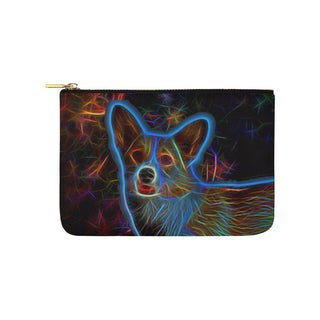 Corgi Glow Design 1 Carry-All Pouch 9.5x6 - TeeAmazing