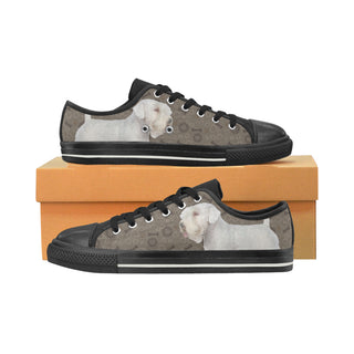 Sealyham Terrier Dog Black Men's Classic Canvas Shoes - TeeAmazing